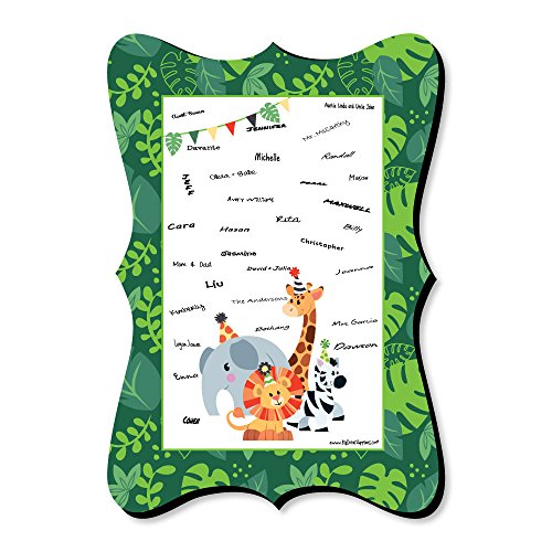 Algopix Similar Product 2 - Big Dot of Happiness Jungle Party