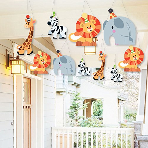 Algopix Similar Product 20 - Hanging Jungle Party Animals Outdoor