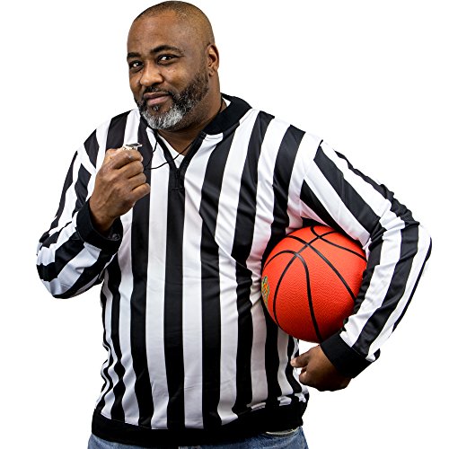 Algopix Similar Product 1 - Mens Official Striped Referee Shirt 