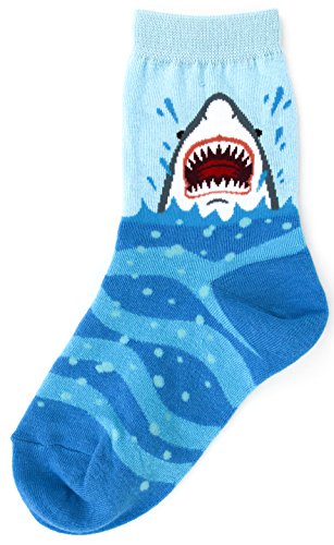 Algopix Similar Product 2 - Foot Traffic Cute  Quirky Shark Socks