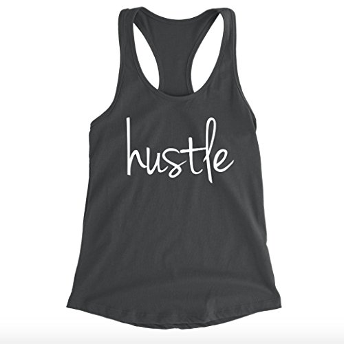 Algopix Similar Product 4 - Hustle Women's Racerback Tank Top