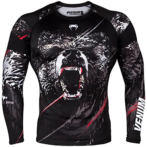 Algopix Similar Product 9 - Venum Grizzli Rashguard  Long Sleeves