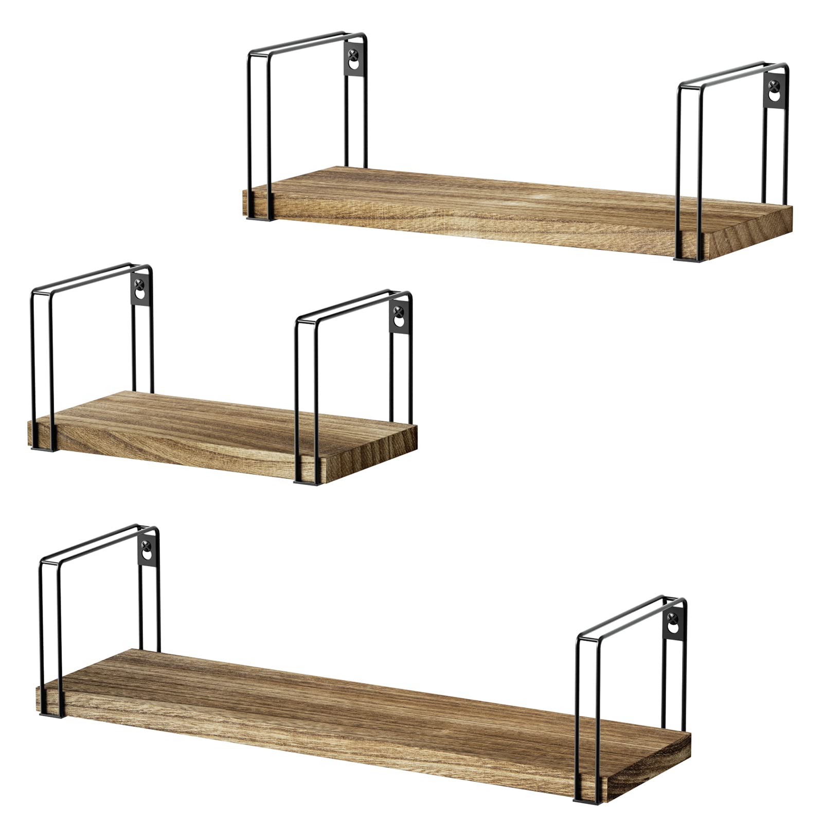 Algopix Similar Product 13 - SRIWATANA Rustic Floating Shelves