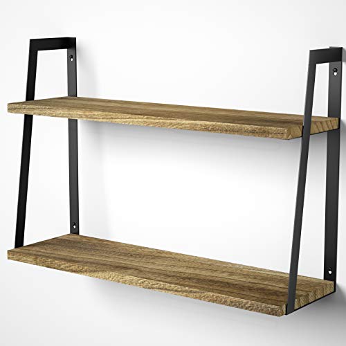 Algopix Similar Product 19 - SRIWATANA Floating Wall Shelves 2Tier