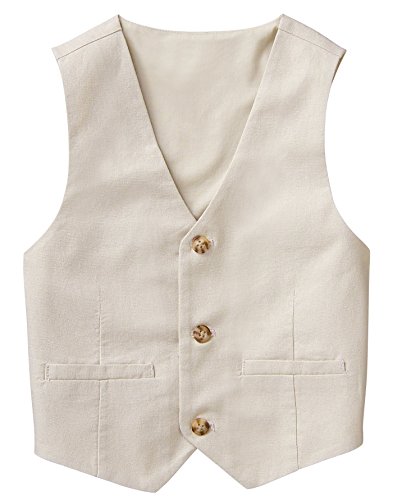 Algopix Similar Product 11 - Gymboree Baby Boys 3Button Linen Vest