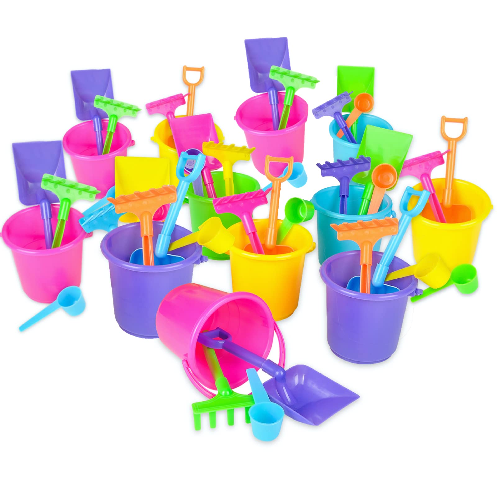 Algopix Similar Product 7 - Mini Beach Bucket and Shovel Set 