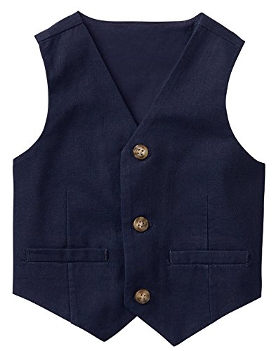 Algopix Similar Product 12 - Gymboree Baby Boys 3Button Linen Vest