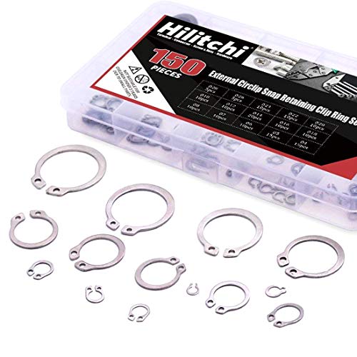 Algopix Similar Product 20 - Hilitchi 150Pcs 304 Stainless Steel