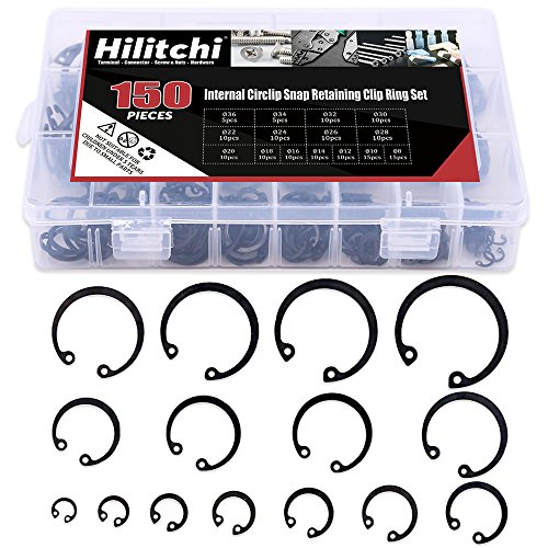 Algopix Similar Product 3 - Hilitchi 150Pcs 15SIZE Alloy Steel