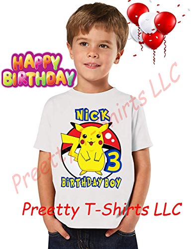 Algopix Similar Product 4 - FREE SHIPPING Pokemon Birthday Boy
