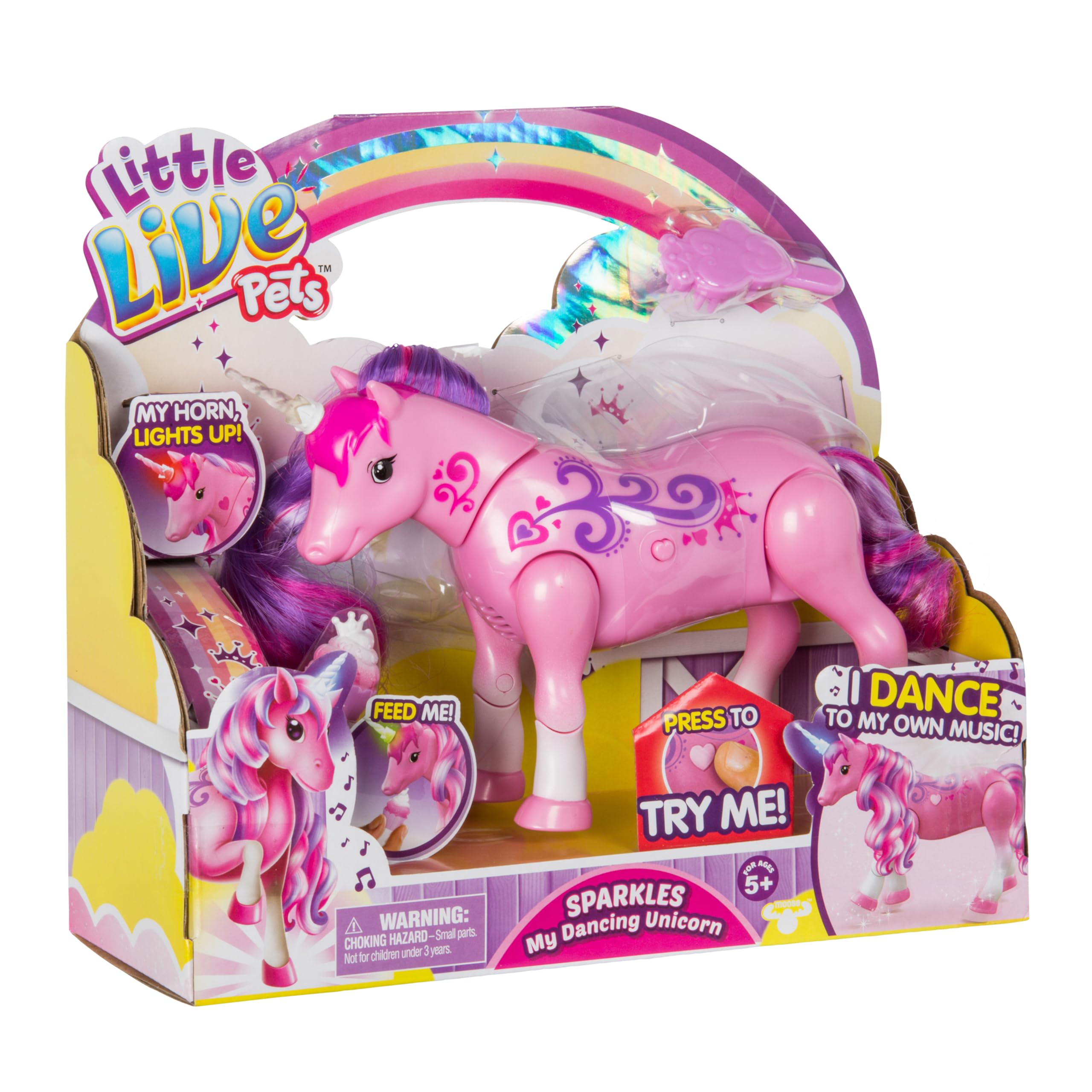 Algopix Similar Product 14 - Little Live Pets Sparkles The Unicorn