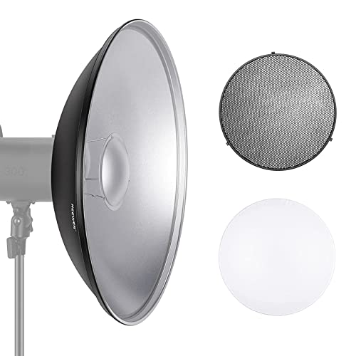 Algopix Similar Product 7 - NEEWER 21655cm Metal Beauty Dish