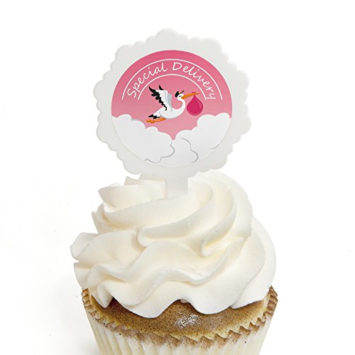 Algopix Similar Product 1 - Girl Special Delivery Cupcake Picks