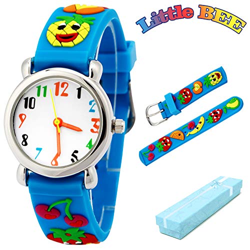Algopix Similar Product 17 - Kids Watch with 3D Cartoon Pineapple