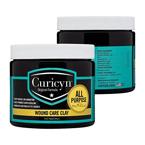 Algopix Similar Product 8 - Curicyn Animal Wound Care Clay 16oz 