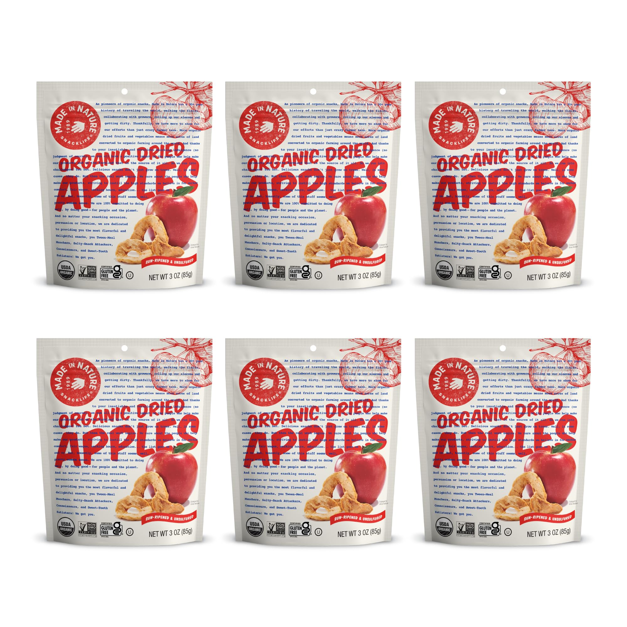 Algopix Similar Product 5 - Made In Nature  Organic Apple Rings