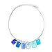 Algopix Similar Product 13 - Sea Glass Circlet Bangle (Blues)