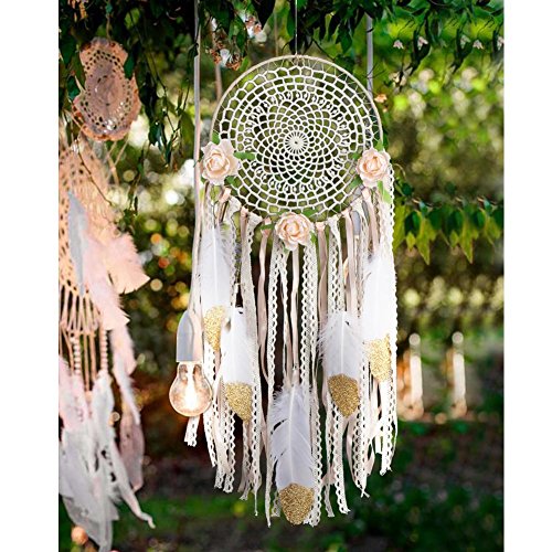 Algopix Similar Product 1 - AerWo Boho Dream Catcher for Bedroom
