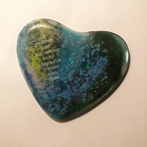 Algopix Similar Product 10 - Fused Glass Serenity Prayer