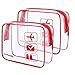 Algopix Similar Product 14 - 2pcspack Lermende Clear Toiletry Bag