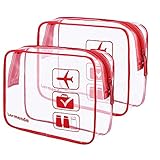 Algopix Similar Product 20 - 2pcspack Lermende Clear Toiletry Bag