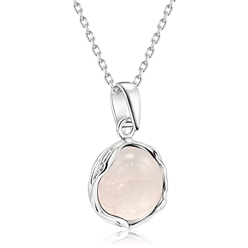 Algopix Similar Product 1 - 925 Sterling Silver Rose Quartz