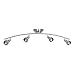 Algopix Similar Product 1 - Hampton Bay Kelso 3 ft 4Light Satin