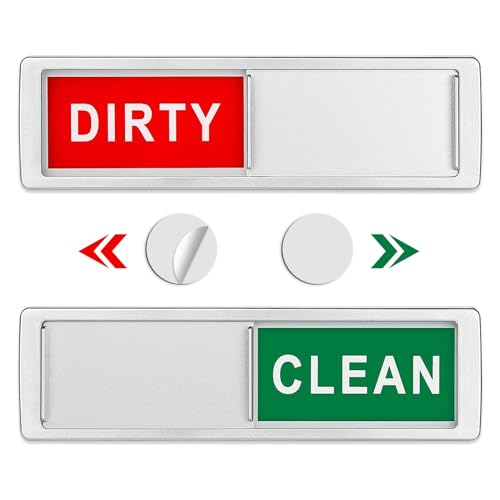 Algopix Similar Product 6 - Dishwasher Magnet Clean Dirty Sign 