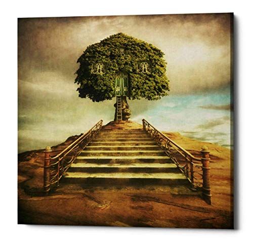 Algopix Similar Product 13 - Epic Graffiti Treeshouse Giclee Canvas