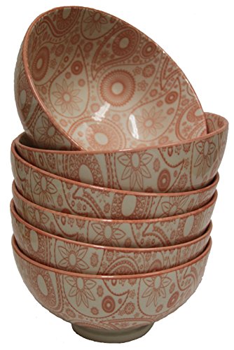 Algopix Similar Product 20 - 6 Piece 6 Fine Porcelain Cereal and