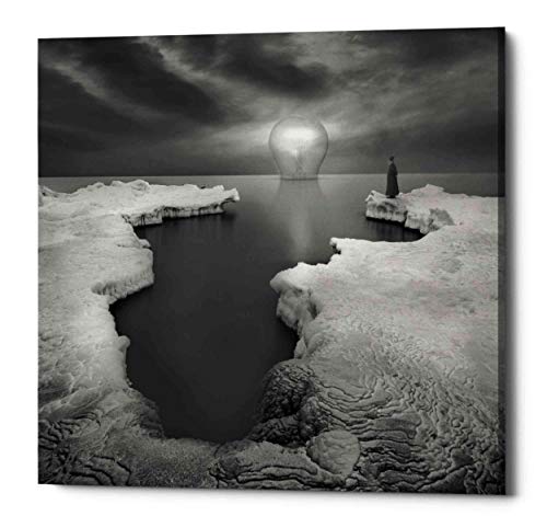 Algopix Similar Product 11 - Epic Graffiti Lighthouse Giclee Canvas
