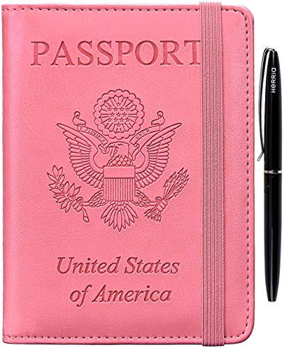 Algopix Similar Product 3 - HERRIAT Passport Holder Cover Case RFID