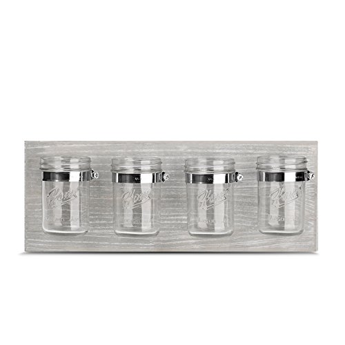 Algopix Similar Product 5 - Hanging Mason Jar Organizer  Bathroom