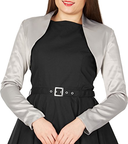 Algopix Similar Product 6 - BlackButterfly Formal Satin Long Sleeve