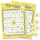 Algopix Similar Product 1 - Bumble Bee Baby Bingo Game - 24 Guests