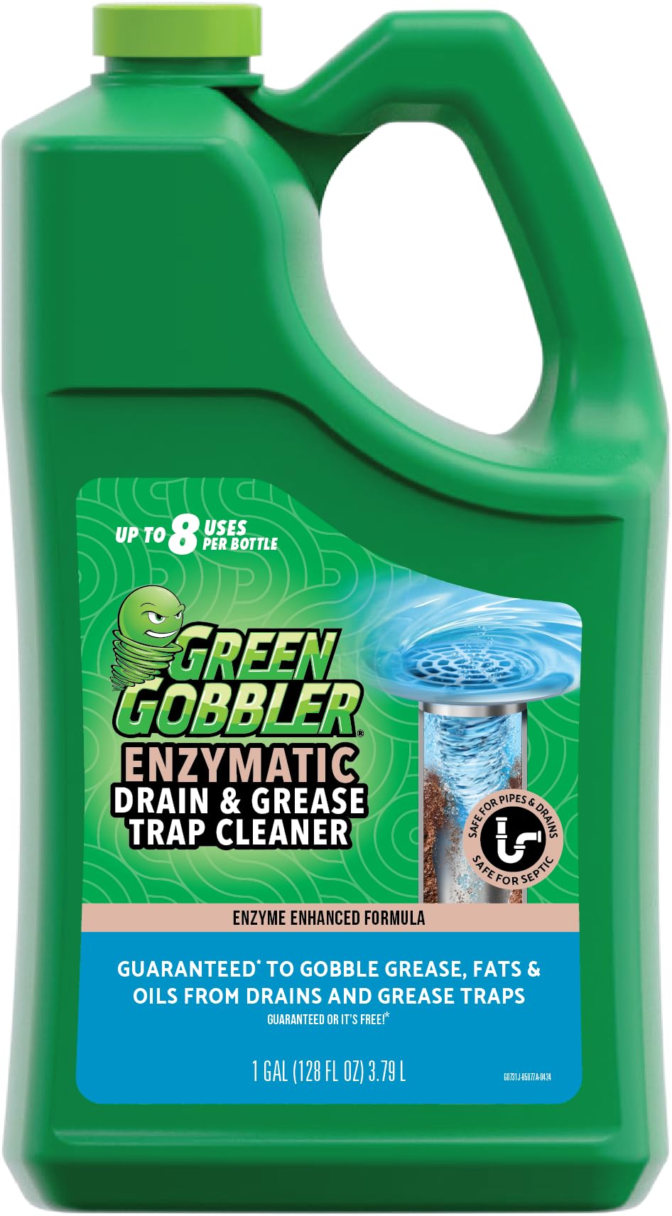 Algopix Similar Product 17 - Green Gobbler Enzyme Drain Cleaner 