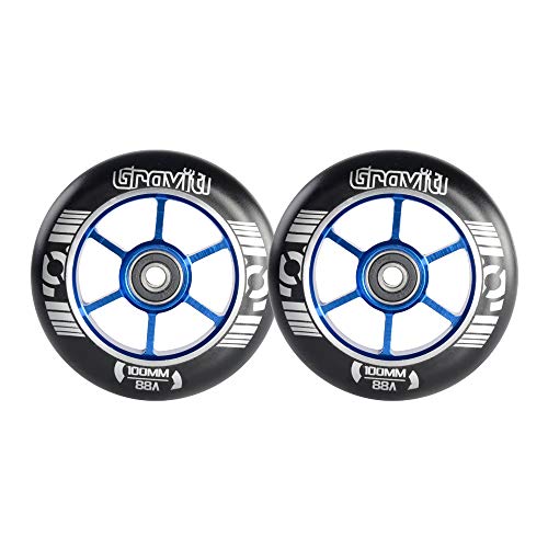 Algopix Similar Product 10 - GRAVITI 100mm Pro Stunt Scooter Wheels