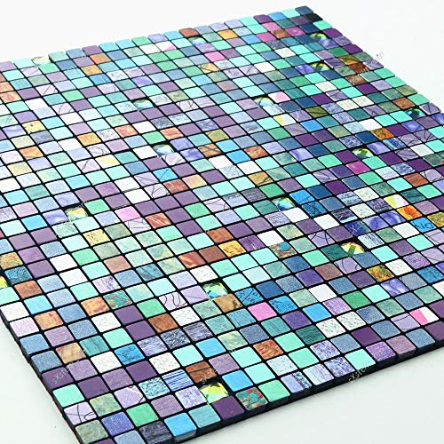 Algopix Similar Product 14 - YIZUNNU Self Adhesive Mosaic Aluminum