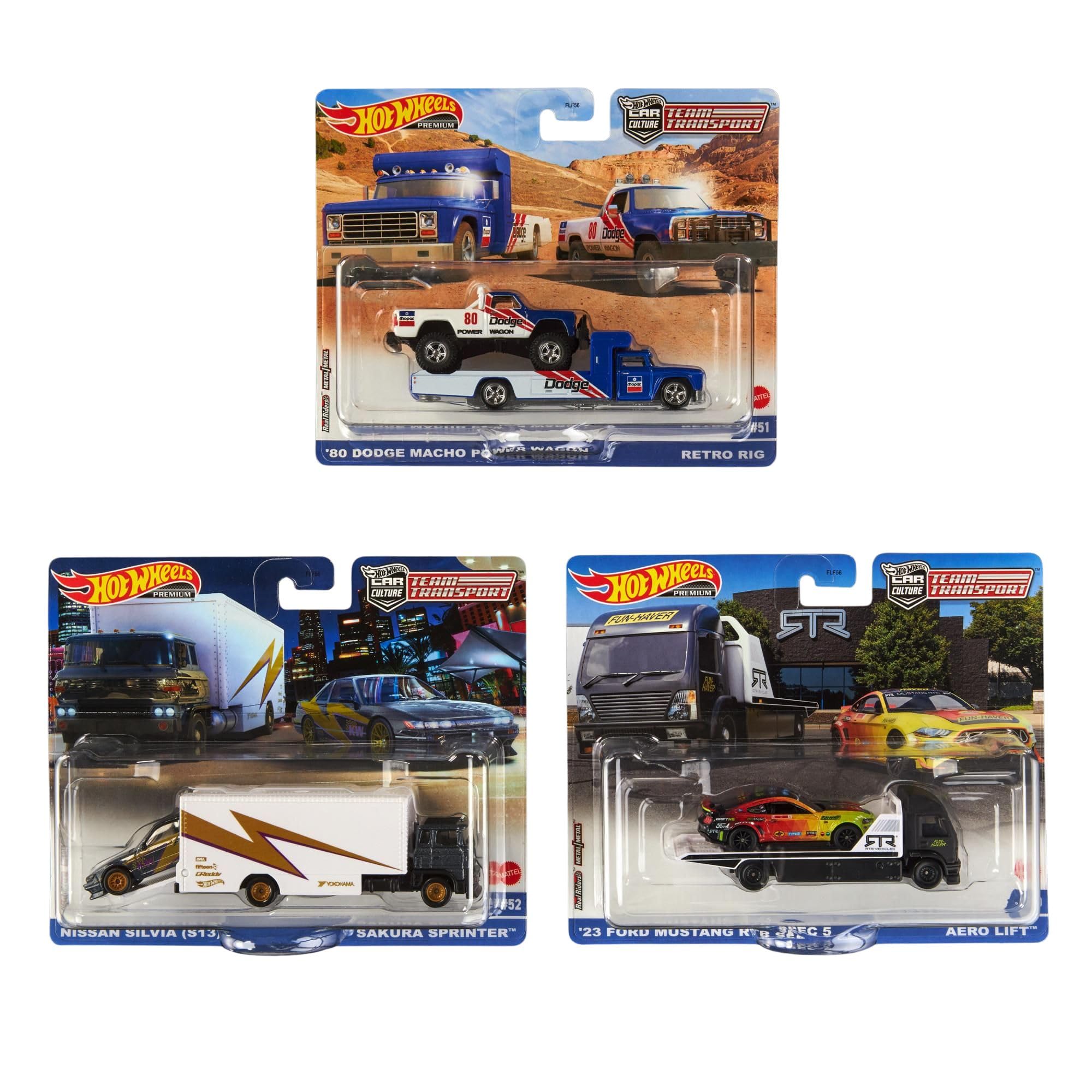 Algopix Similar Product 8 - Hot Wheels Team Transport Set Toy Race