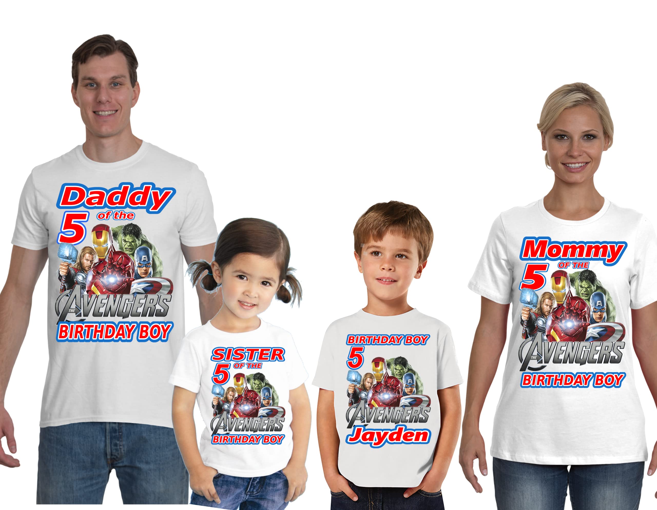Algopix Similar Product 18 - Custom Super Hero Birthday Shirt with