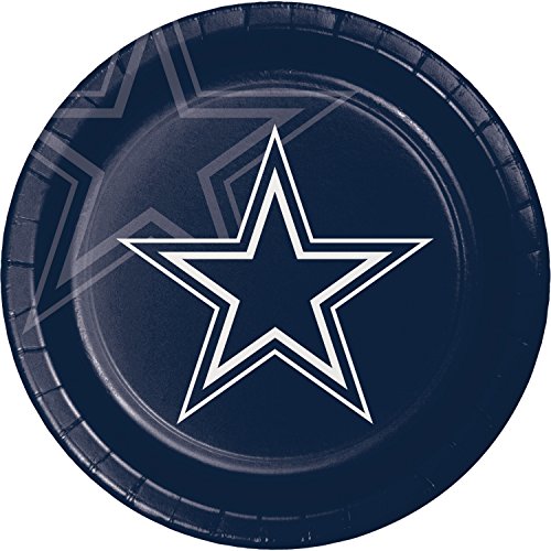 Algopix Similar Product 6 - Dallas Cowboys Paper Plates, 24 ct