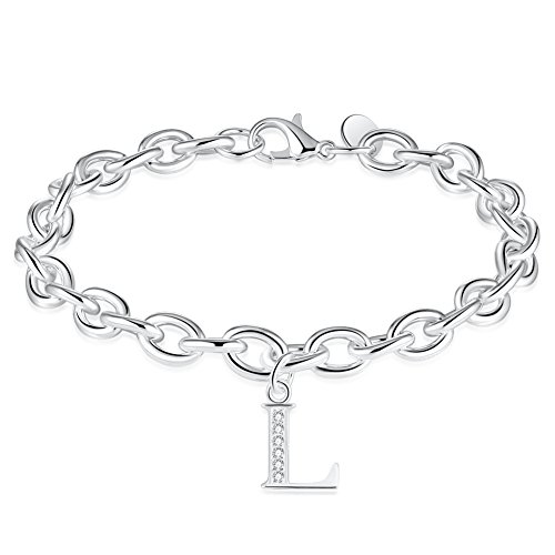 Algopix Similar Product 3 - WIBERN Jewelry Silver Tone Zircon Stone