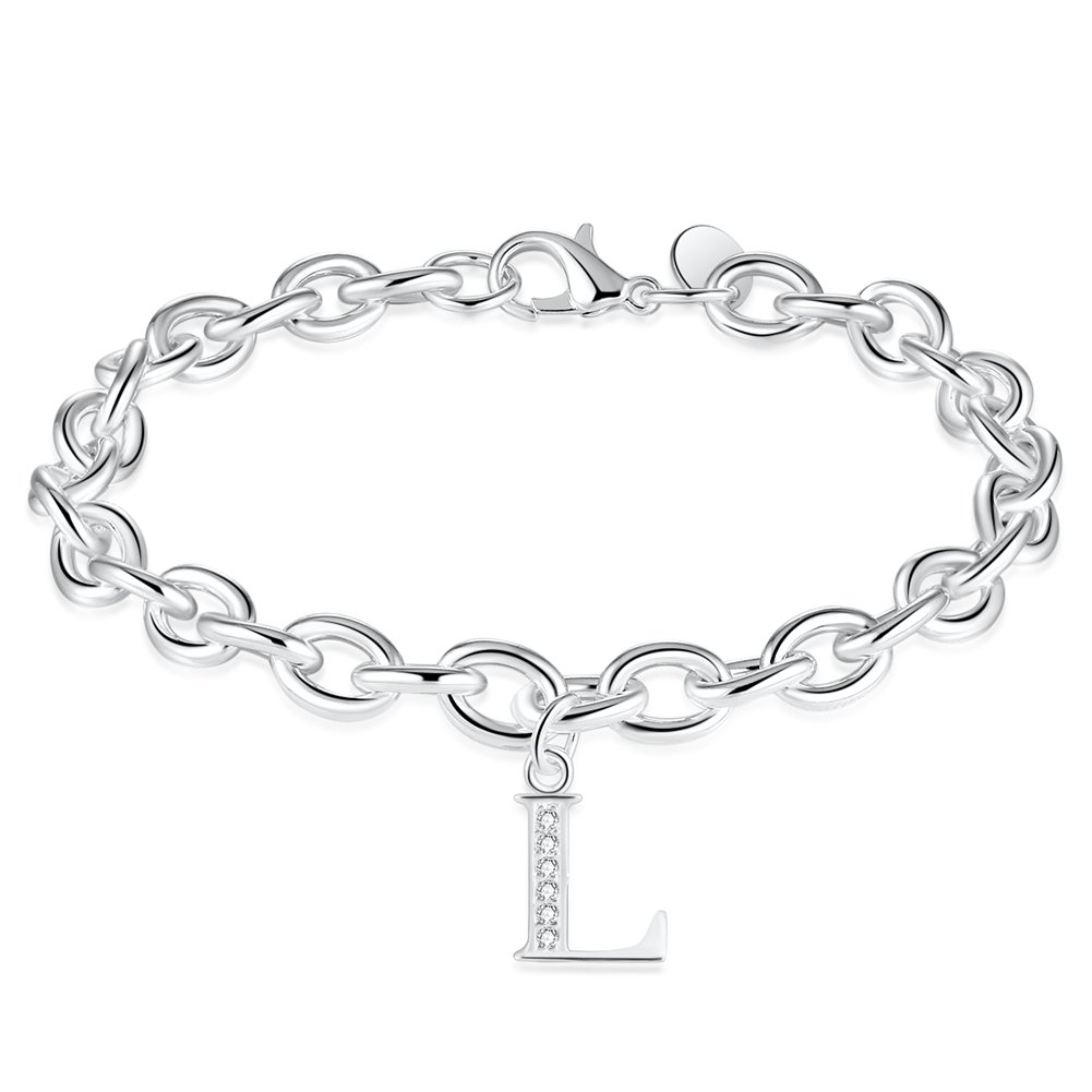 Algopix Similar Product 1 - WIBERN Jewelry Silver Tone Zircon Stone
