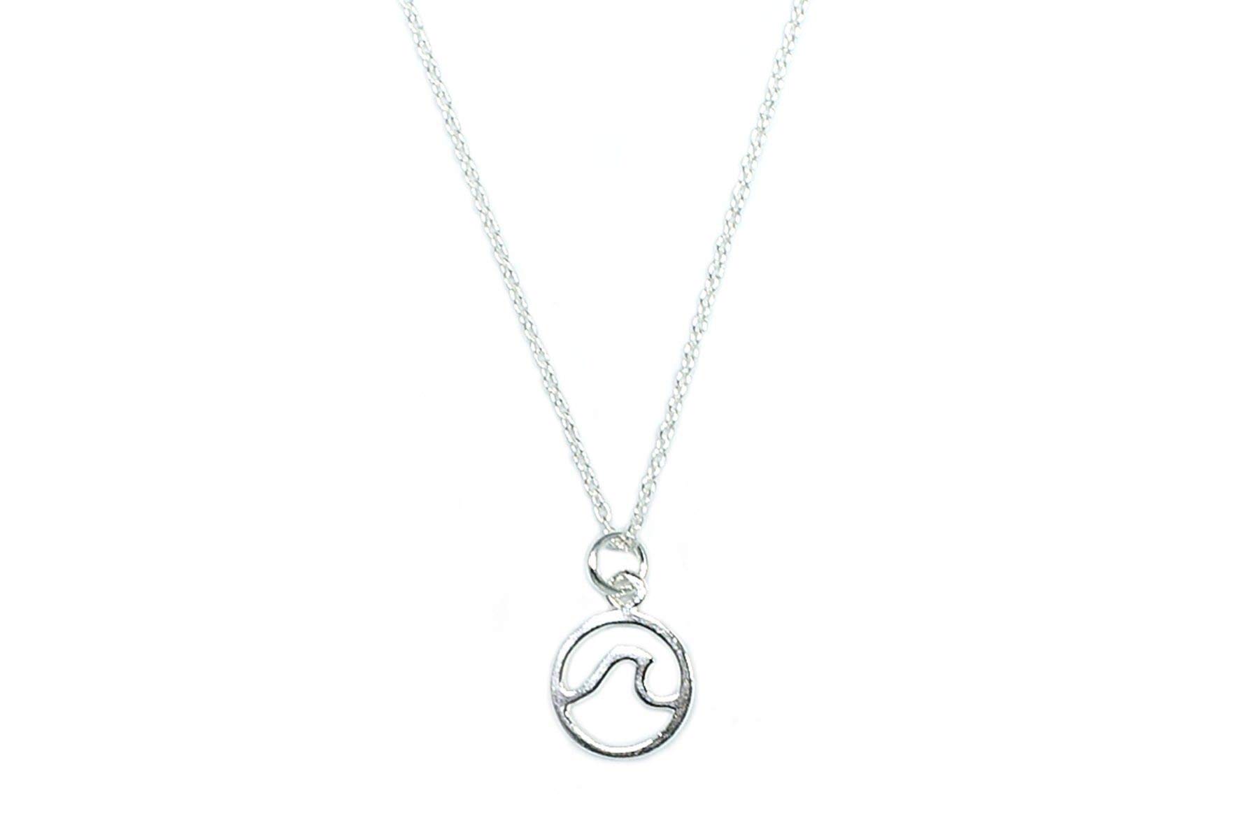Algopix Similar Product 3 - Pura Vida Silver Wave Necklace  925