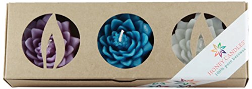 Algopix Similar Product 16 - Honey Candles Enlighten Floating Lotus