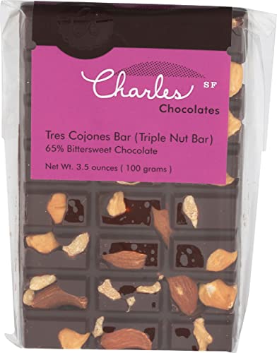 Algopix Similar Product 9 - CHARLES CHOCOLATES Tres Cojones Bar