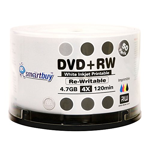 Algopix Similar Product 5 - 50 Pack Smartbuy Blank DVDRW 4X 47GB