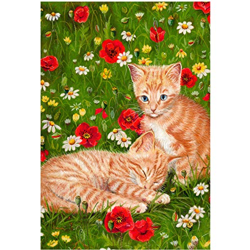 Algopix Similar Product 12 - The Colorful Garden Red Flowers and