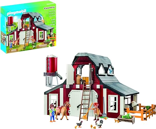 Algopix Similar Product 4 - PLAYMOBIL Barn with Silo
