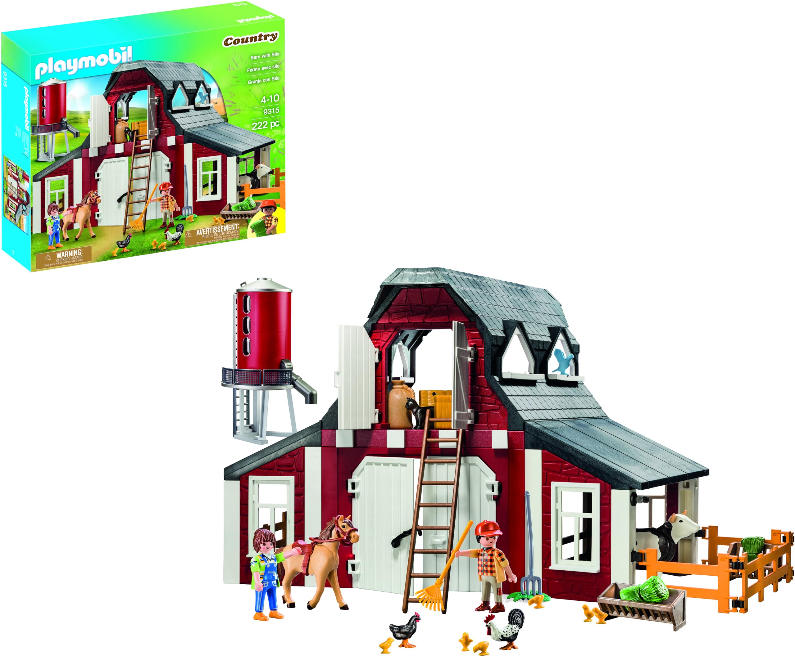 Algopix Similar Product 5 - PLAYMOBIL Barn with Silo